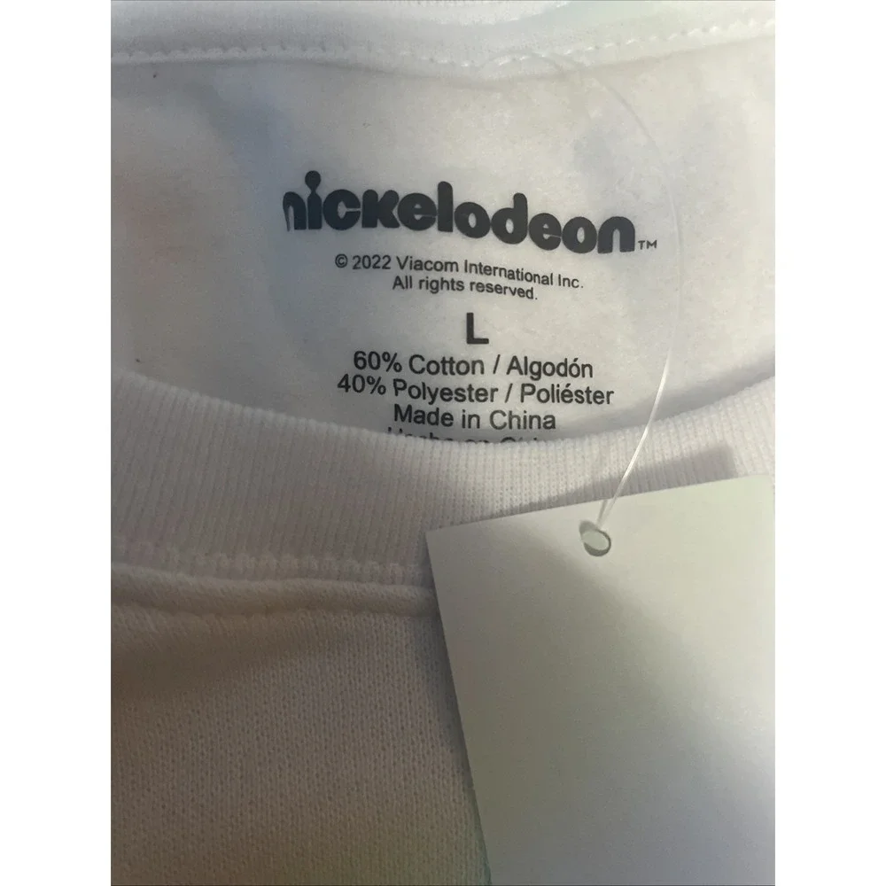 Rugrats Nickelodeon T-shirt  Adult Large 2022 White‎ Licensed Casual